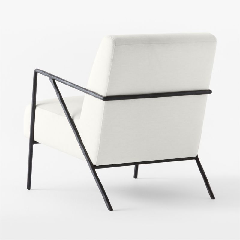 Imogene White Performance Fabric Lounge Chair - image 9 of 10