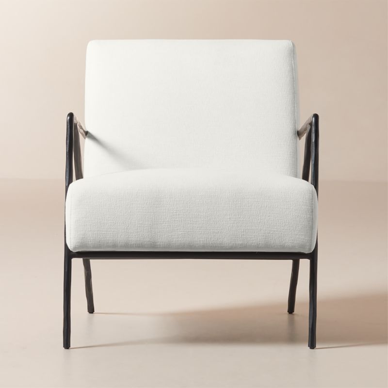 Black and white fabric chair sale