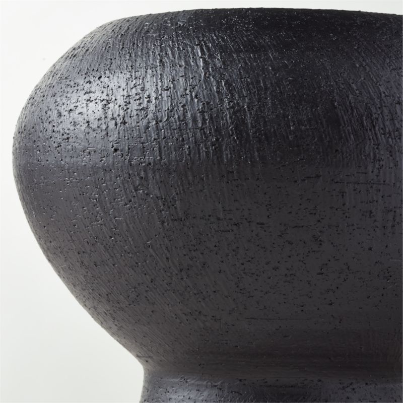 Imre Black Ceramic Vase - image 3 of 12