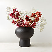 Imre Black Ceramic Vase