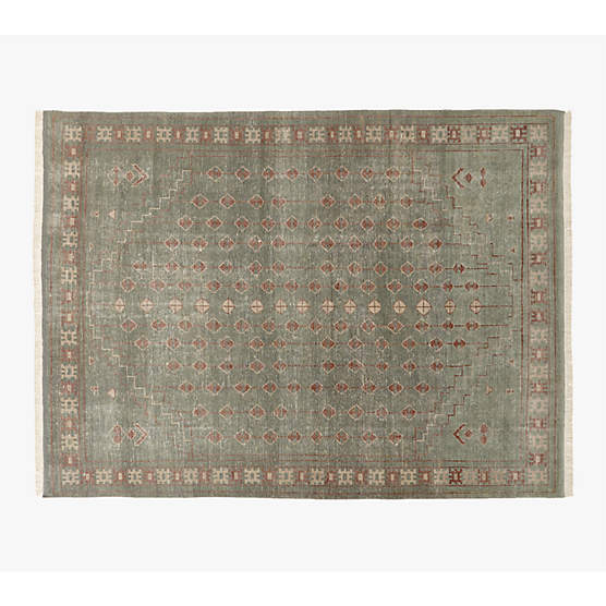 Pascala Morroccan Modern Black Wool Area Rug 9'x12' + Reviews CB2