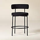 Inesse White Boucle Counter Stool
