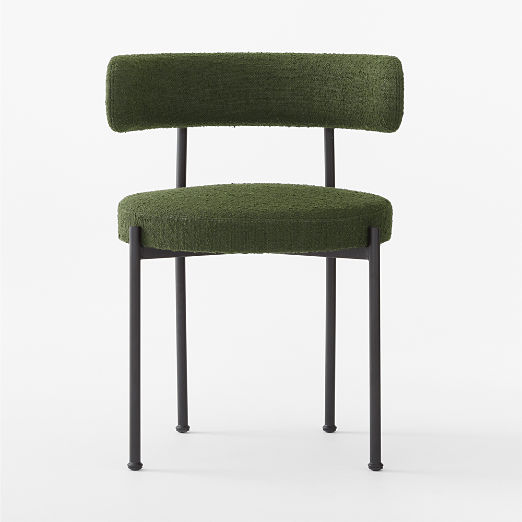 Inesse Boucle Green Dining Chair