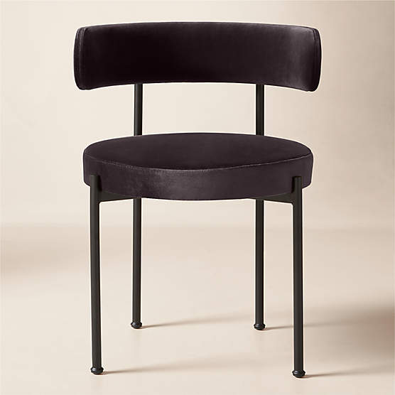 Inesse Mink Velvet Dining Chair