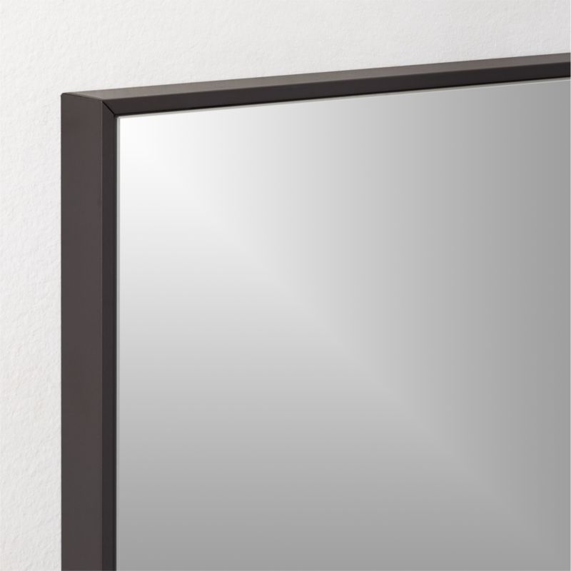 Infinity Rectangular Black Wall Mirror 36"x48" - image 4 of 6