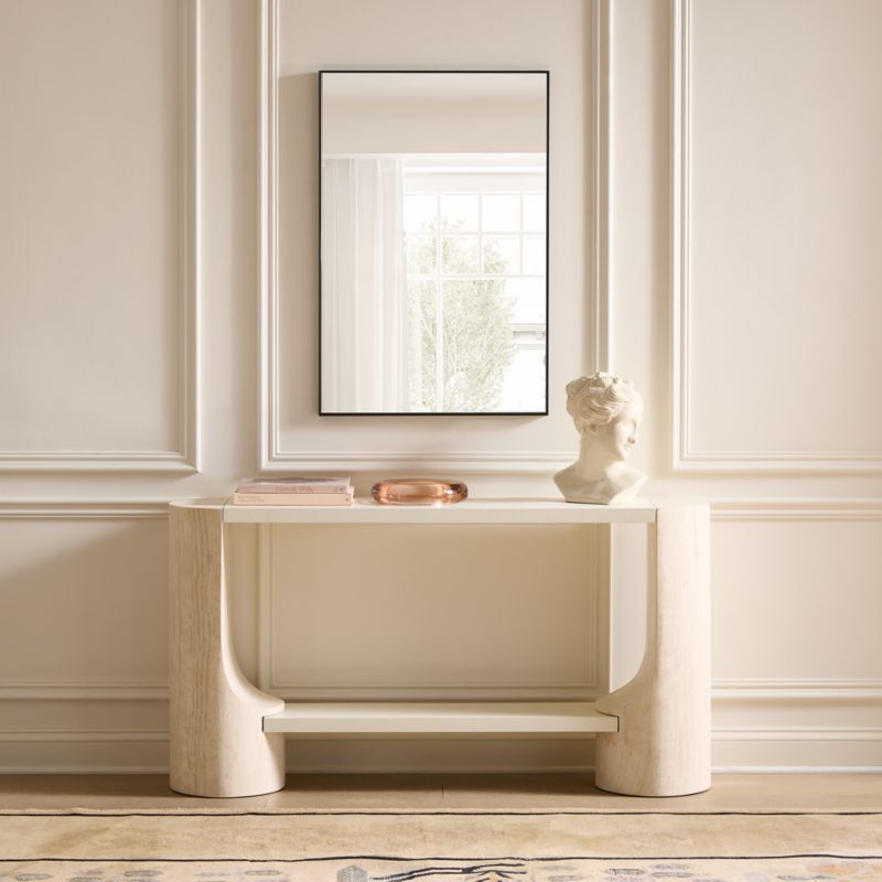 Infinity Black Rectangular Wall Mirror 24"x36" - image 2 of 11