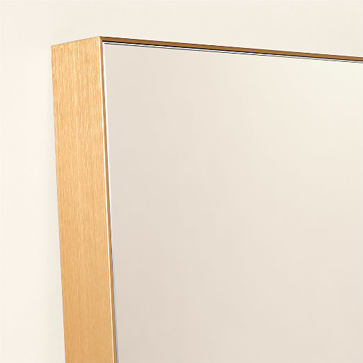 Infinity Modern Brass Full-Length Floor Mirror 48"x76"