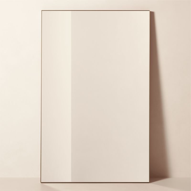 Viewing product image Infinity Modern Brass Full-Length Floor Mirror 48"x76" - image 1 of 4