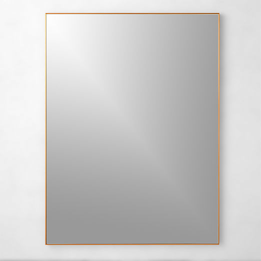 Infinity Rectangular Brass Wall Mirror 36"x48"