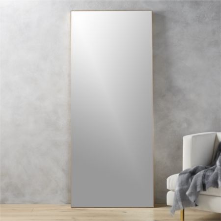 Infinity Brass 32 X76 Floor Mirror