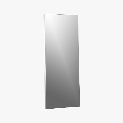 Infinity Modern Silver Full-Length Floor Mirror 32"x76"