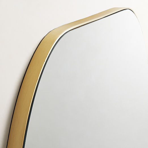 Infinity Brass Mantel Wall Mirror 42"x37"