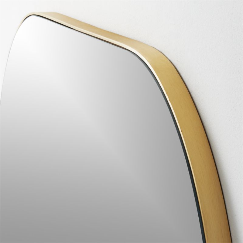 Infinity Brass Mantel Wall Mirror 42"x37" - image 3 of 9