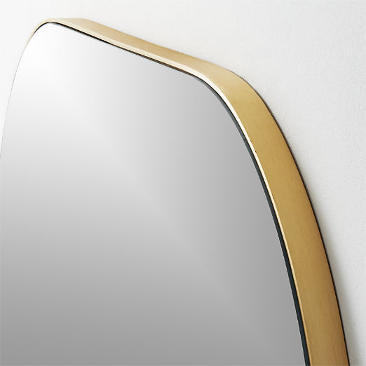 Infinity Brass Mantel Wall Mirror 42"x37"