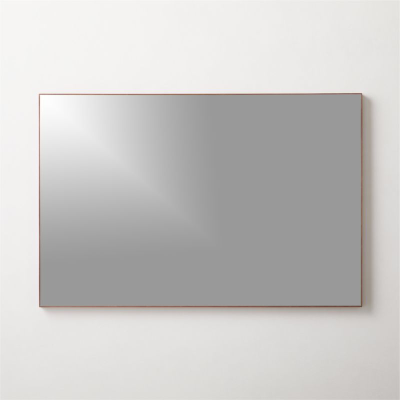 Infinity Walnut Rectangular Mirror 24x36 + Reviews