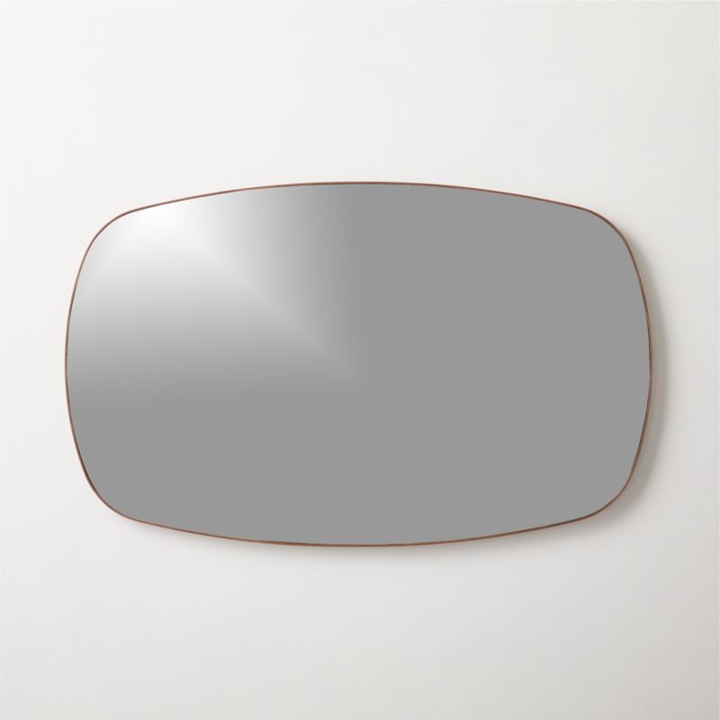 Infinity Walnut Oblong Wall Mirror 23"x37" - image 3 of 10