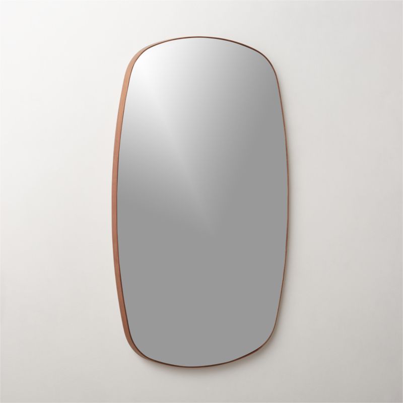 Infinity Walnut Oblong Wall Mirror 23"x37" - image 4 of 10