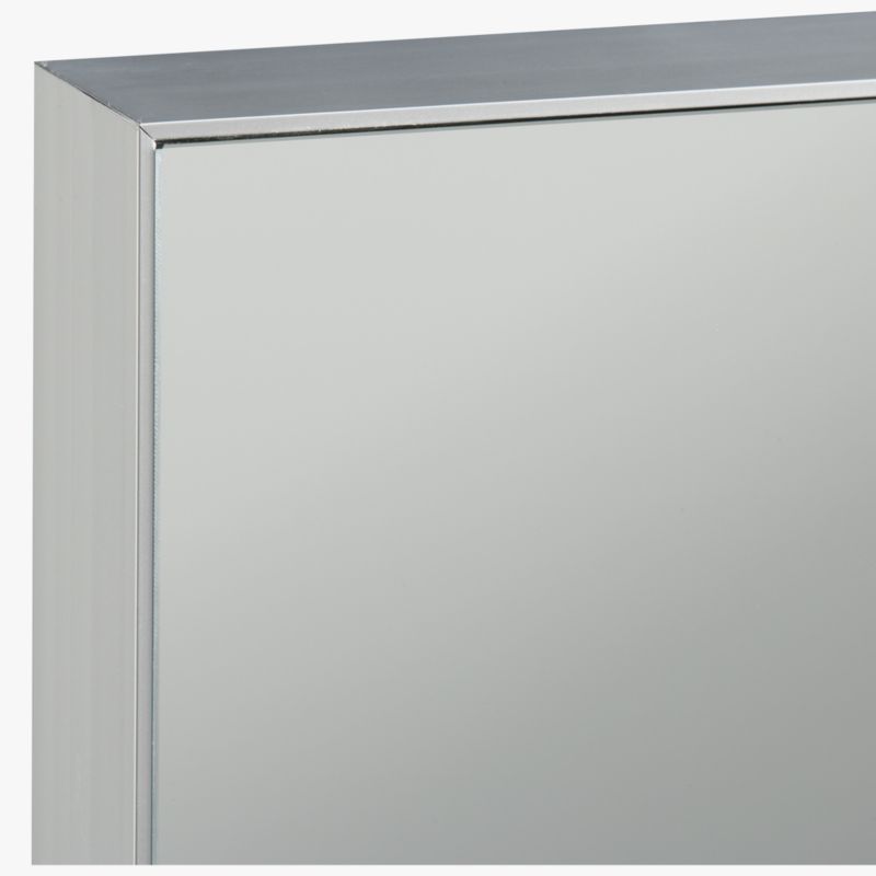 Infinity Modern Silver Full-Length Floor Mirror 32"x76" - image 4 of 9