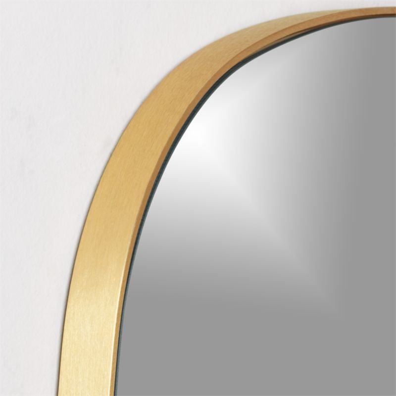 Infinity Brass Oblong Wall Mirror 23"x37" - image 3 of 12