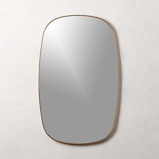 New Home Decor Mirrors Accessories Cb2 Infinity Br Oblong Wall Mirror