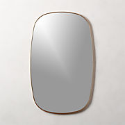 Shay Standing White Resin Full-Length Floor Mirror 19"x75"