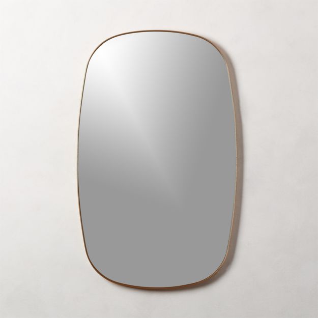 Infinity Brass Oblong Wall Mirror + Reviews CB2 Canada