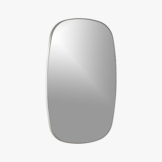 Infinity Silver Oblong Wall Mirror 23"x37"