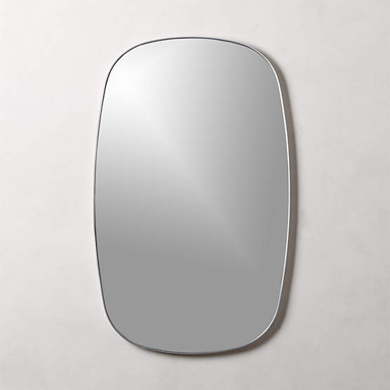 Infinity Silver Oblong Wall Mirror 23"x37"