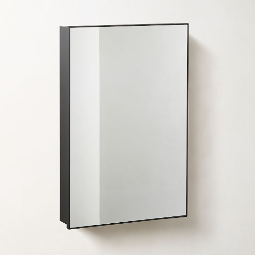 Infinity Black Medicine Cabinet 24"x36"