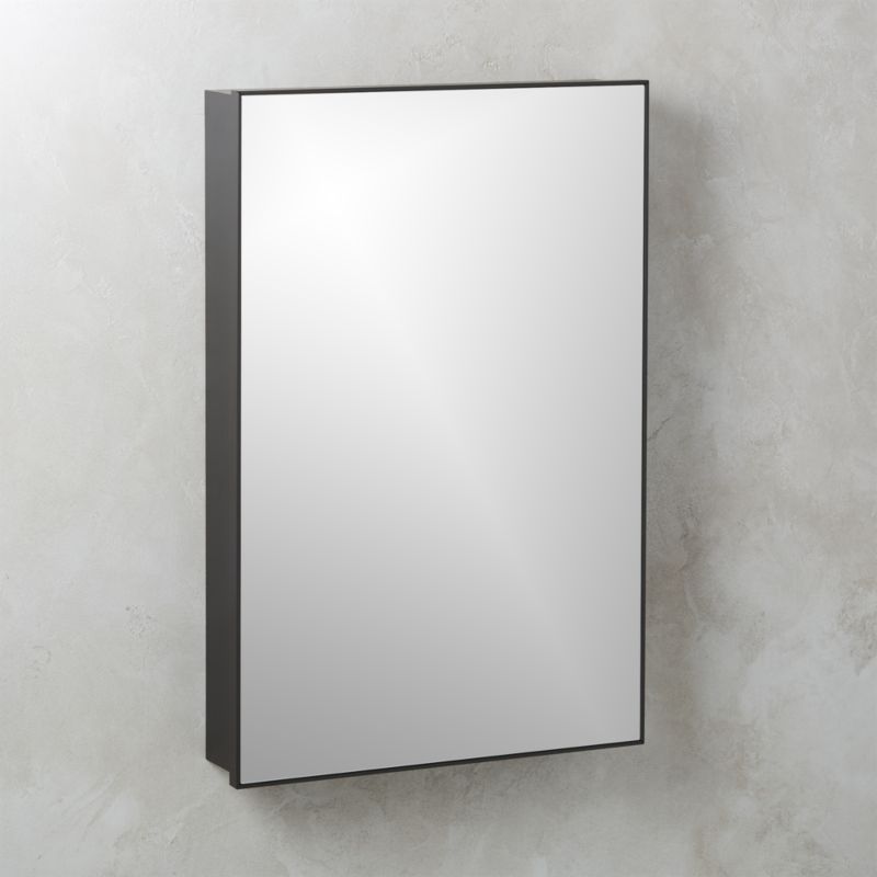 Medicine Cabinets Cb2 Infinity Black Medicine Cabinet