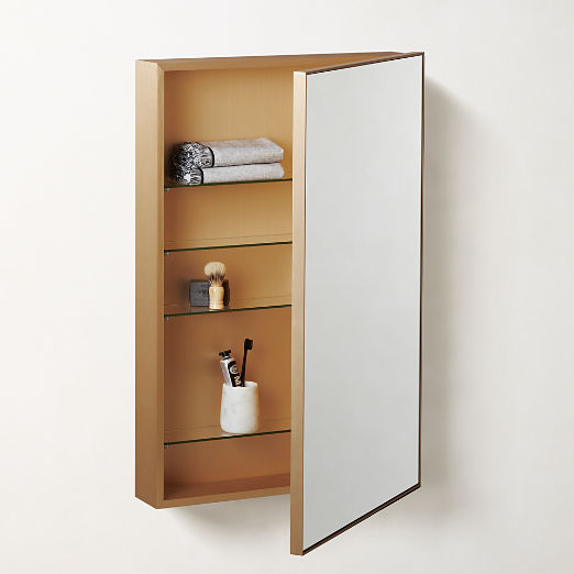 Infinity Brass Medicine Cabinet 24"x36"