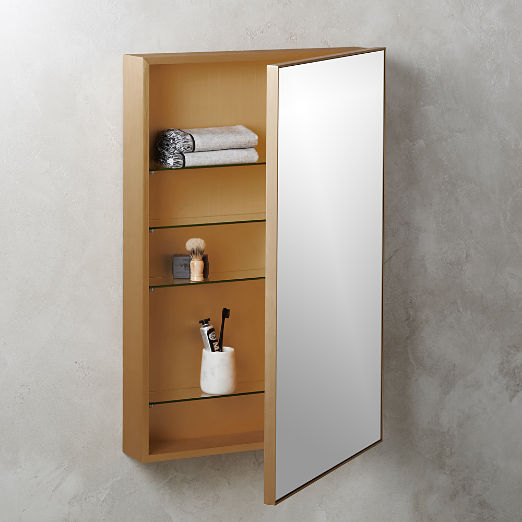 Infinity Brass Medicine Cabinet 24"x36"