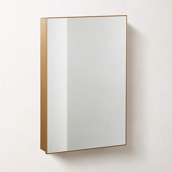 Infinity Brass Medicine Cabinet 24"x36"