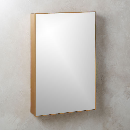 Infinity Brass Medicine Cabinet 24"x36"