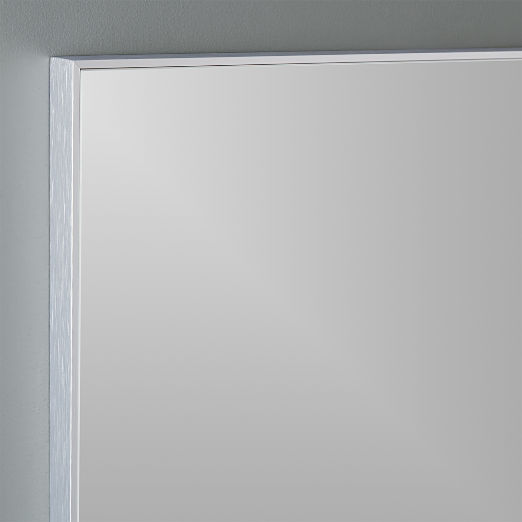 Infinity Silver Rectangular Wall Mirror 24"x36"