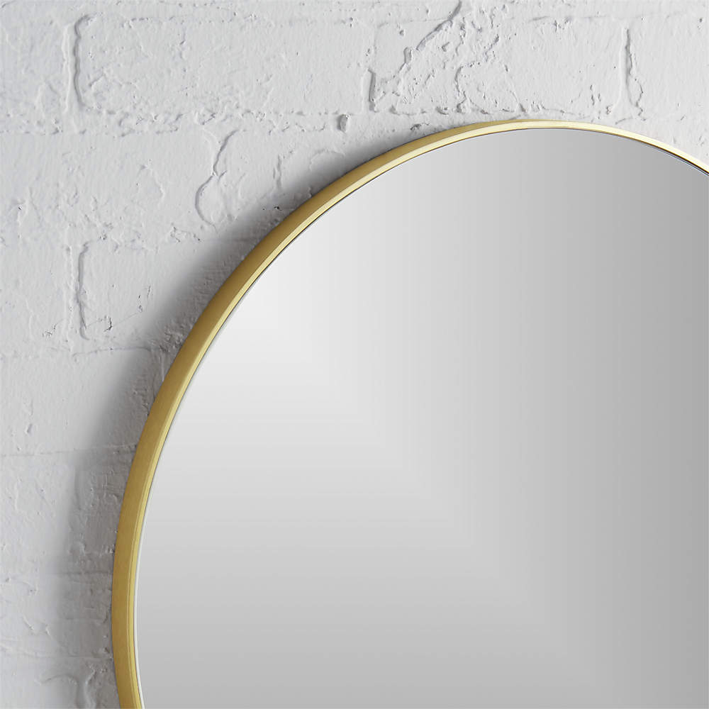 Infinity Brass Round Wall Mirror 24 + Reviews