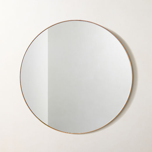 Infinity Brass Round Wall Mirror 24"