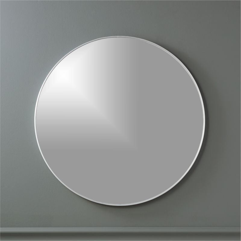 Infinity Mirrors Cb2 Infinity 24 Round Wall Mirror