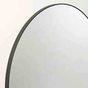 N2 interior Silver Circle Mirror 50×50 Modern Round Silver Mirrors | CB2