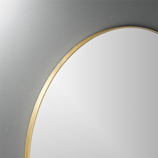 Infinity Brass Round Wall Mirror 36"