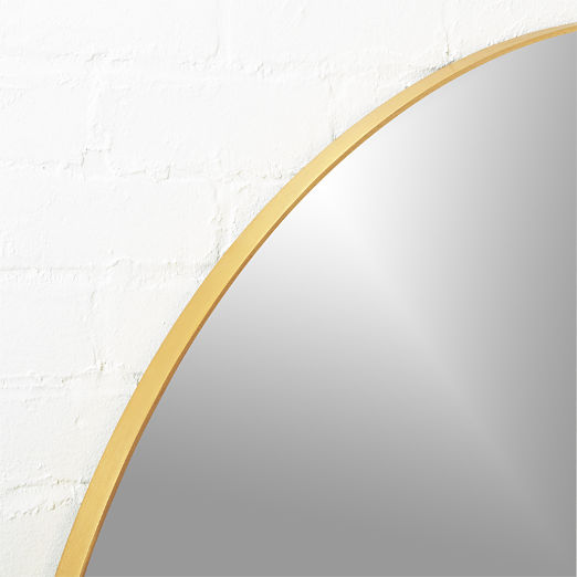 Infinity Brass Round Wall Mirror 48"