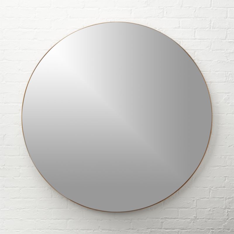 Infinity Brass Round Wall Mirror 48