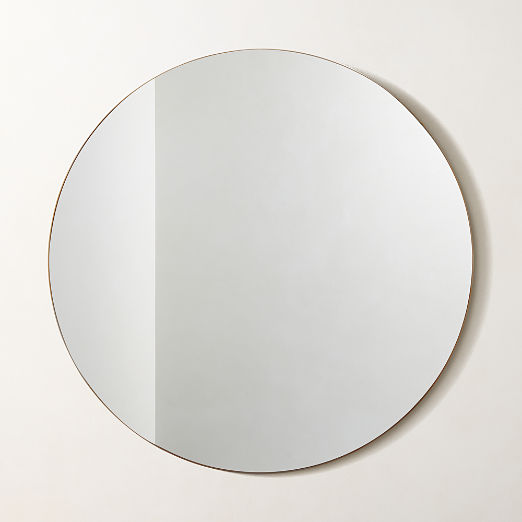 Infinity Brass Round Wall Mirror 48"