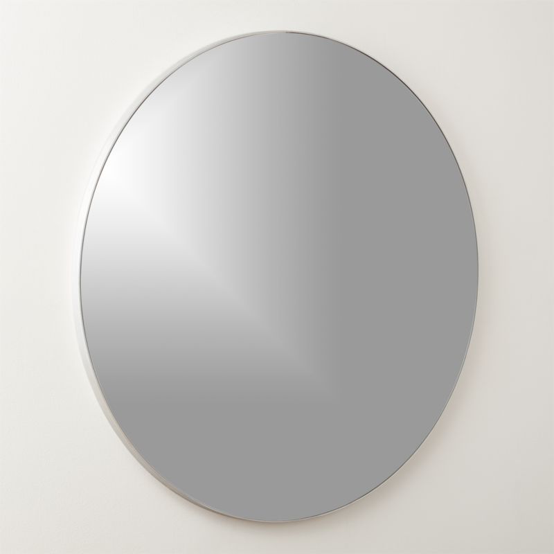 Infinity Silver Round Wall Mirror 48" - image 3 of 9