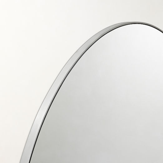Infinity Silver Round Wall Mirror 48"