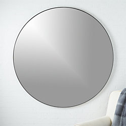 Infinity Silver Round Wall Mirror 48