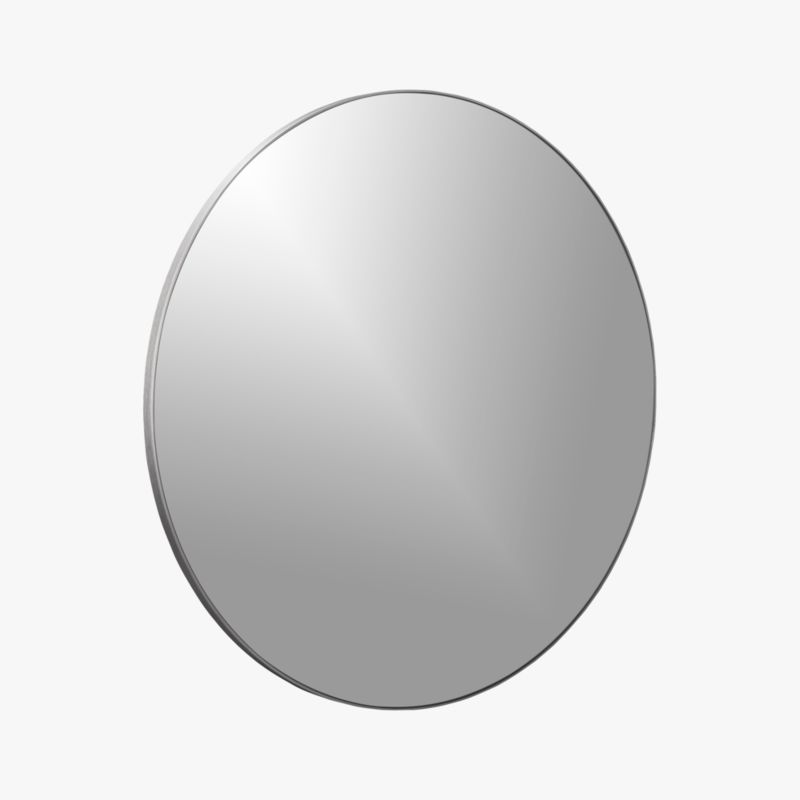 Infinity Silver Round Wall Mirror 36