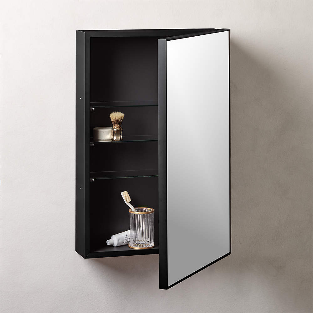 Infinity Black Medicine Cabinet 18x27 + Reviews