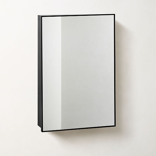 Infinity Black Medicine Cabinet 18"x27"
