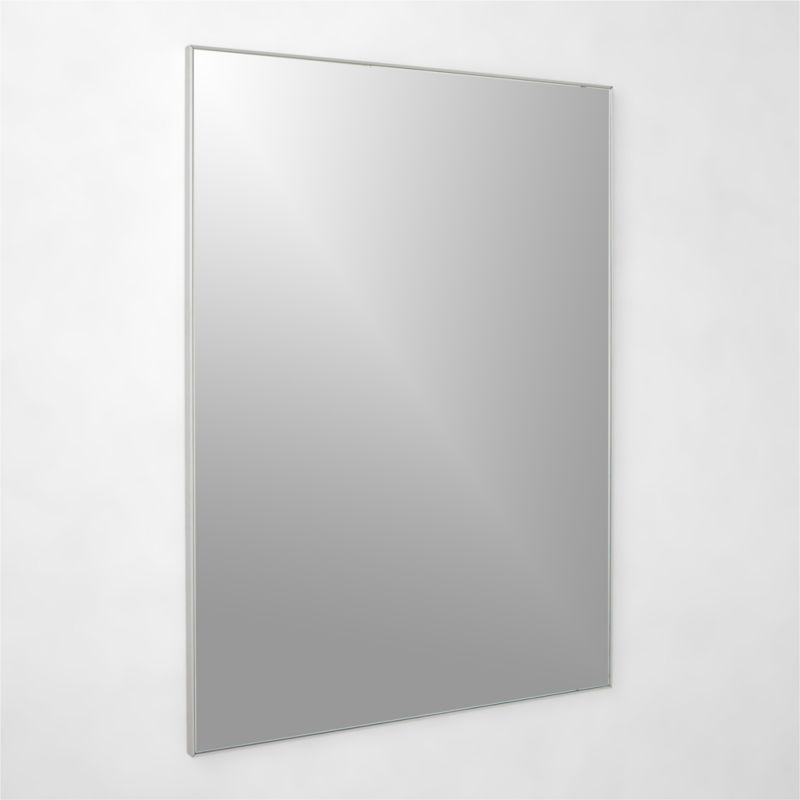 Infinity Silver Rectangular Wall Mirror 24x36 + Reviews